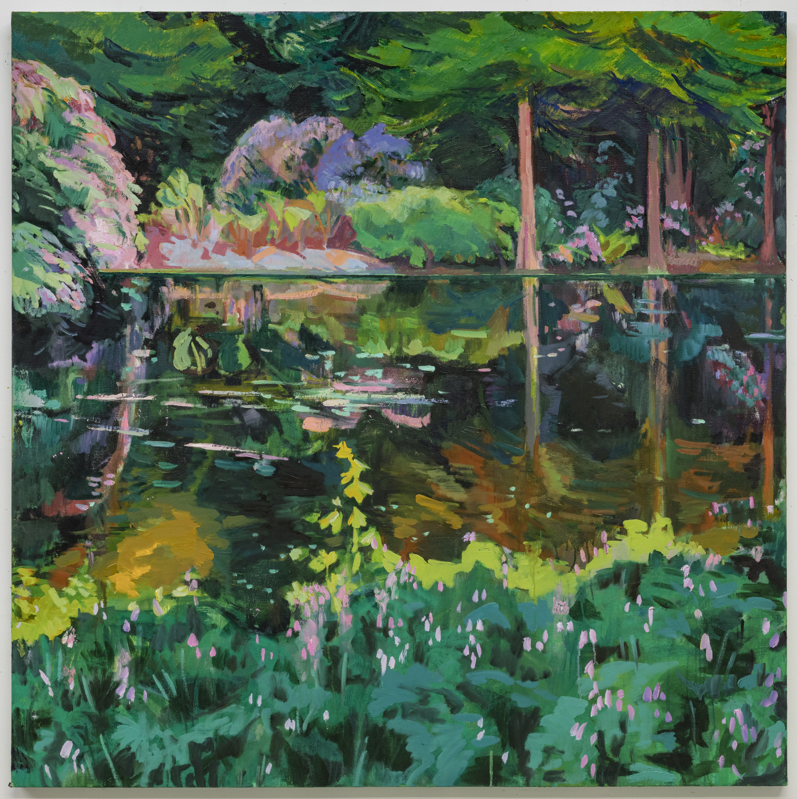 Monica Tap - Charles' Tree, 2018 Oil on canvas