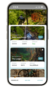 Preview of the Bella Vista Ride in TrailPilot